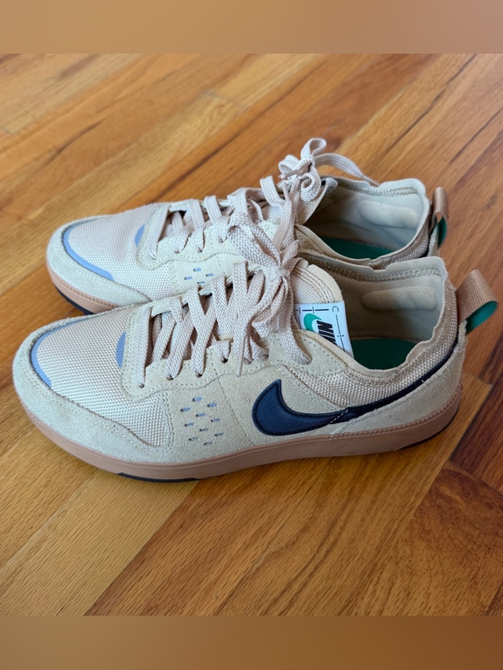 NIKE Men's Beige C1TY Brownstone Shoes Size 8.5